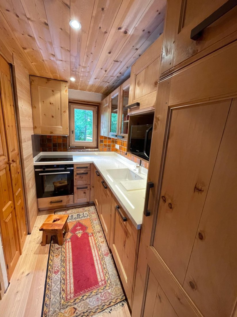 Cuisine bois compacte